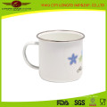 2015 New Design Enamel Mug with Elegant Decal